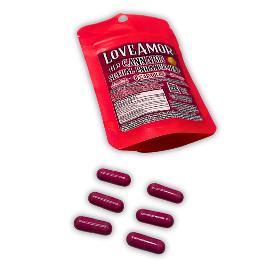 Love Amore- Sexual Enhancement Capsules (6ct Packages) - 25 Packages per Order - Best Damn Gummy's - Wholesale