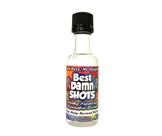 50mg Delta 8 THC Shots (Packaged) - 25 Shots - Best Damn Gummy's - Wholesale