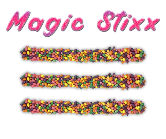 Full Spectrum Magic Stixx (Packaged) - 25 Packaged ropes per order - Best Damn Gummy's - Wholesale
