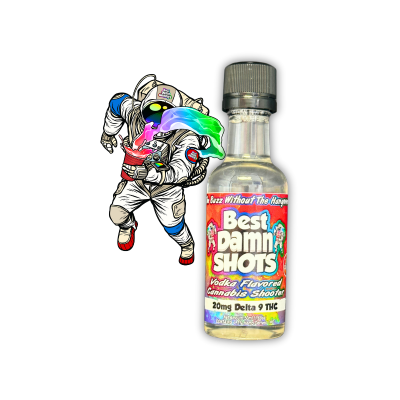 Delta 9 THC Shots - Spirits (Packaged) - 25 Shots per order - Best Damn Gummy's - Wholesale